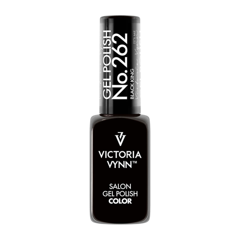 salon gel polish No.262 black king (HEMA FREE, TPO FREE, DI-HEMA FREE)